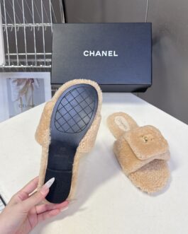 Chanel Buty, sandaly klapki, skora