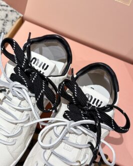Miu miu Sneakersy, trampki, tenisówki, buty, skora