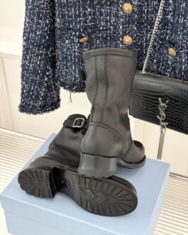 Prada Buty damskie, kozaki, botki, skóra
