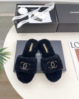Chanel Buty, sandaly klapki, skora