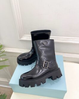 Prada Buty damskie, kozaki, botki, skóra