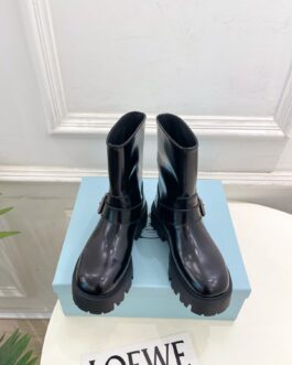 Prada Buty damskie, kozaki, botki, skóra