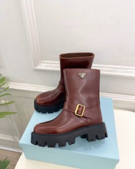 Prada Buty damskie, kozaki, botki, skóra
