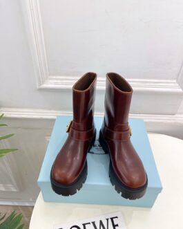Prada Buty damskie, kozaki, botki, skóra