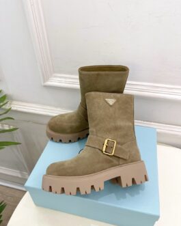 Prada Buty damskie, kozaki, botki, skóra