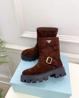 Prada Buty damskie, kozaki, botki, skóra