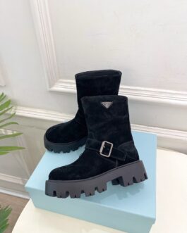 Prada Buty damskie, kozaki, botki, skóra