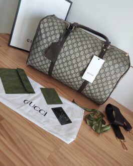 Gucci Torba podróżna, na siłownię, weekendowa, skóra, Włochy