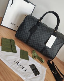 Gucci Torba podróżna, na siłownię, weekendowa, skóra, Włochy