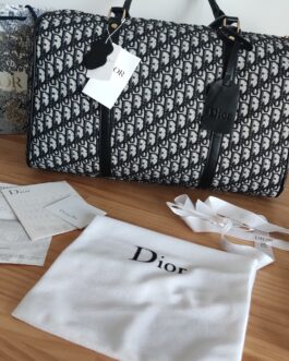 Dior Torba podróżna, na siłownię, weekendowa, skóra Francja