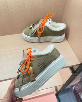 Miu miu Sneakersy, trampki, tenisówki, buty, skora