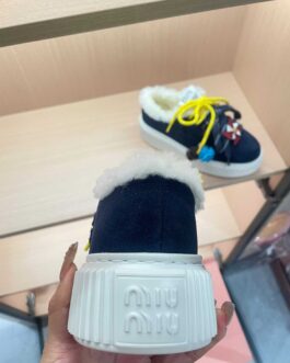 Miu miu Sneakersy, trampki, tenisówki, buty, skora