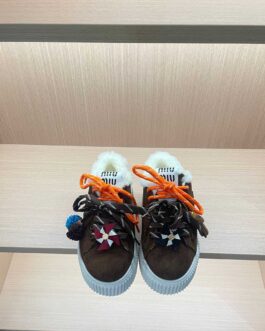 Miu miu Sneakersy, trampki, tenisówki, buty, skora