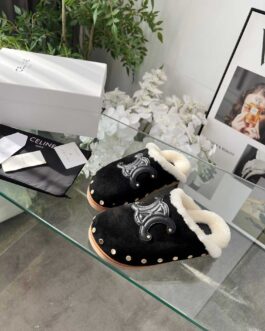 Celine Buty, sandaly klapki, skora