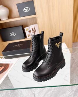 Prada Buty damskie, kozaki, botki, skóra