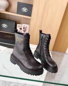 Prada Buty damskie, kozaki, botki, skóra