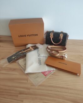 Louis Vuitton nano speedy Torebka damska torba, skóra od reki