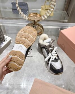 Miu Miu Sneakersy, trampki, tenisówki, buty, skora
