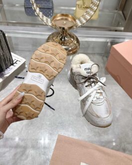Miu Miu Sneakersy, trampki, tenisówki, buty, skora