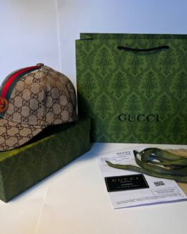 GUCCI Męska Damska czapka z daszkiem bejsbolówka, Włochy