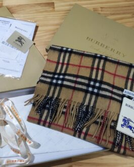 Burberry szalik męski damski od reki
