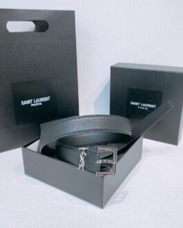 Pasek firmowy męski, damski, skóra YSL
