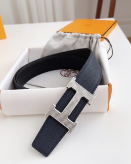 Pasek firmowy męski, damski, skóra Hermes