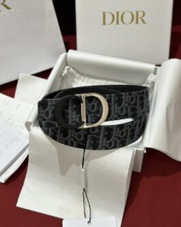 Pasek firmowy męski, damski, skóra Dior