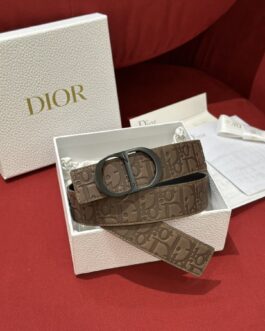 Pasek firmowy męski, damski, skóra Dior