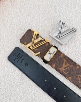 Pasek firmowy męski, damski, skóra Louis Vuitton