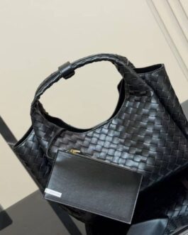 Torebka damska elegancka Bottega Veneta, skóra