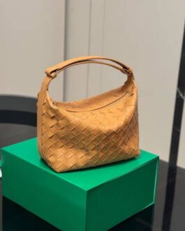 Torebka damska elegancka Bottega Veneta, skóra