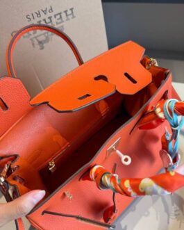 Torebka damska elegancka Hermes, skóra