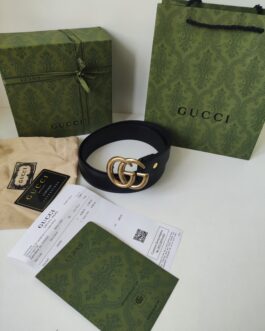 Gucci pasek firmowy męski, damski skóra, Włochy