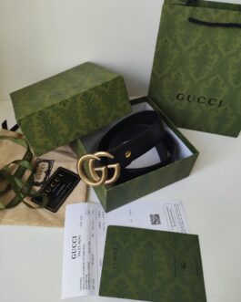 Gucci pasek firmowy męski, damski skóra, Włochy