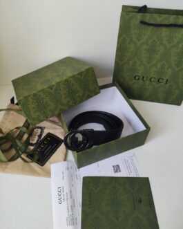 Gucci pasek firmowy męski, damski skóra, Włochy