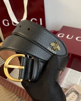Pasek firmowy męski, damski, skóra Gucci