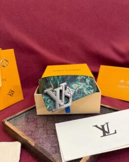 Pasek firmowy męski, damski, skóra Louis Vuitton