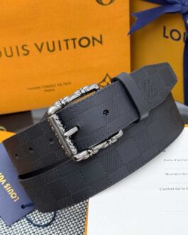 Pasek firmowy męski, damski, skóra Louis Vuitton