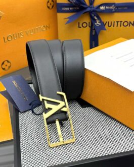 Pasek firmowy męski, damski, skóra Louis Vuitton