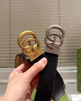 Pasek firmowy damski, skóra Gucci