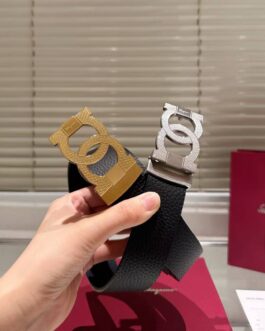 Pasek firmowy damski, skóra Gucci