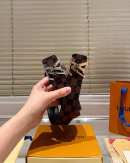 Pasek firmowy damski, skóra Louis Vuitton