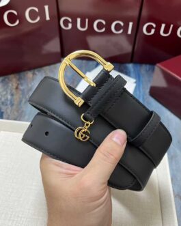 Pasek firmowy damski, skóra Gucci