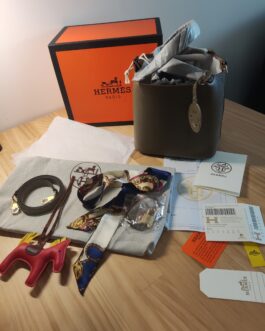 Torebka Hermes damska torba, skora