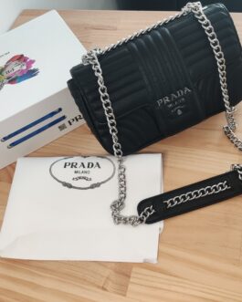 Torebka damska elegancka Prada, skora