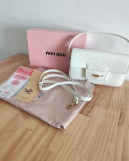 Torebka damska elegancka Miu Miu, skora