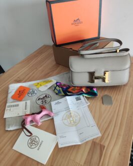 Torebka damska elegancka Hermes, skora