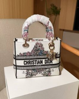 Torebka damska elegancka Dior, skóra