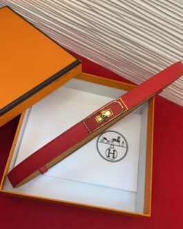 Pasek firmowy męski, damski, skóra Hermes